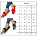 Miniatyrbilde 2 av 2: Kvinner Solid Bowknot Rund Toe Slip On Flats Loafer Sko White 41