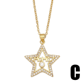 Miniatyrbilde 1 av 5: Halskjede gave til mamma Zircon Star motesmykker Ac8226 C