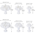 Miniatyrbillede 5 af 5: 6 Stk Fondant Cookie Cutter Snefnug Cookie Cutter Kage dekoration