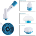 Miniatyrbild 2 av 5: Spin Scrubber 3-pack utbytes elektriska rengöringsborsthuvuden för badrum, kakel, golv, vägg, dusch, badkar och kök,