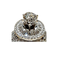 Pikkukuva 4 / 4: 2kpl/ set Muoti Naisten Cubic Zirkonia Statement Kihlasormus Sormus Korut US 9