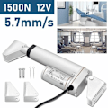 Pikkukuva 1 / 5: Lineaarinen toimilaite 12 V sähköinen lineaarinen toimilaite, suuri lujuus 1500N 50 mm iskun - hopeanharmaa