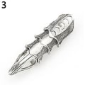 Miniatyrbillede 1 af 4: Mænd Kvinder Gothic Punk Joint Knuckle Fuld Finger Claw Ring Statement smykker Silver
