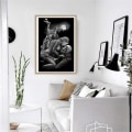 Miniatyrbilde 2 av 5: 5D diamantmaling motorsykkelskjelett skjønnhet Rubiks kube rund diamant 50*75 cm full diamant,