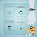 Miniatyrbild 4 av 4: Digital watch för barn för pojkar, flickor, vattentäta elektroniska multi fritidsklockor för casual , 7 Co