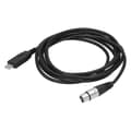 USB til XLR Hun Mikrofonkabel Plug and Play 2m 6.6ft
