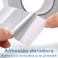 Miniatyrbillede 4 af 5: Aluminiumsfolietape, vandtæt, brand-, vand- og varmebestandigt klæbemiddel til reparation, isolering og forsegling 48 mm x 50 m (rulle X 1, sølv)