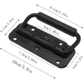 Miniatyrbild 4 av 5: 4-delat case handtag, verktygslåda fjäderhandtag, dragfjäder fällbart handtag, hopfällbart handtag, fjäderlåda handtag, handtag