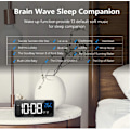 Miniatyrbild 3 av 5: LATEC digital väckarklocka, LED-väckarklocka med snooze-funktion, USB portar för laddning (silver)