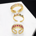Miniatyrbilde 2 av 5: Ringgave til mamma Zircon Heart Stud motesmykker Ac8289 A