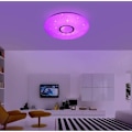 Pikkukuva 2 / 5: LED-kattovalaisin Bluetooth kaiuttimella ja kaukosäätimellä 36W, himmennettävä, 2800-6500K, IP44 vedenpitävä (ilman sovelluksen jatkoa