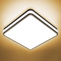 Miniatyrbillede 1 af 5: 24W LED loftslampe, IP54 vandtæt badeværelsesloftslampe, loftslampe, køkken, stue, soveværelse, balkon, ha