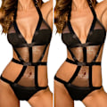 Miniatyrbilde 5 av 5: Kvinner Sexy Bodysuit Undertøy Sjarm Undertøy Natttøy 2XL
