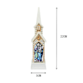 Miniatyrbilde 1 av 4: Julelykter, lysestake lys dekorasjon White