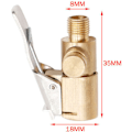 Miniatyrbilde 2 av 4: 3 STK Bærbar bildekk luftpumpeadapter utvendig gjenge hurtigkobling [kan tømmes]