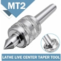 Pikkukuva 1 / 5: MT2 0.001 Precision Precision Terässorvi Live Center Kartiotyökalu Kolmoislaakeri CNC-leikkaussorvityökalu Metal Woo