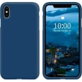 Pikkukuva 2 / 5: iPhone XS case, iPhone X case, nestemäinen case pehmeällä mikrokuitutyynyvuorella Suojapuskuri Iskunkestävä Cov