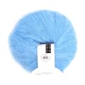 Myk og varm lang mohair Pashmina strikkegarn - lyseblå