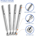 Miniatyrbilde 3 av 5: 4-Pack 25" teleskopisk magnetpinne-gadgets Silver