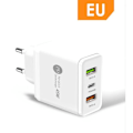 Miniatyrbilde 3 av 3: PD45W hurtiglader mobiltelefonlader 5V4A britisk standard PD+2USB multi-port adapter ladehode