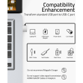 Miniatyrbild 2 av 5: USB A till USB C Adapter Silver, USB C Hona till USB Hane Adapter 3st，