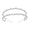 Pikkukuva 2 / 5: Ylelliset metalliseoshiustarvikkeet Pearl Decoration -hiuspanta naisille
