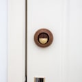 Pikkukuva 2 / 5: Magneettinen ovikello sisäkäyttöön, massiivipuinen tuulikello Helposti asennettava puutarha Black walnut-Standard