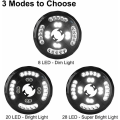Miniatyrbilde 3 av 5: LED Varmt Hvitt Lys Lading Ny Utendørs Strand Fritid COB USB Lade Paraply Light