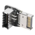 Pikkukuva 5 / 8: Etupaneeli TYPEE-sovitin Header PC-emolevy USB3.1 10G 90 asteen ohjauskyynärpäämuunnin PH74B