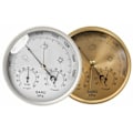 Miniatyrbillede 5 af 5: Analogt vejrstation 3 i 1 rustfrit stål Ø132 mm - Barometer, termometer, hygrometer, sølv