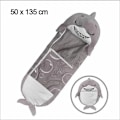 Pikkukuva 1 / 4: PIMPIMSKY Söpö makuupussi ja tyyny 2 in 1 Happy Lapsille 135 x 50 cm peitto, joka sopii kaikkiin vuodenaikoihin Harmaa,