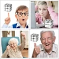 Miniatyrbillede 5 af 5: Mirror Cube Mirror Cube Puzzle, Super Glat Magic Speedcubing Cube Puzzle 3D Magic Cube Professional，