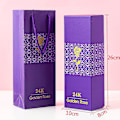 Pikkukuva 3 / 3: 24k Folio Golden Rose -kukkakimppu tyttöystävälle ystävänpäivälahja Purple