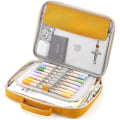 Miniatyrbilde 1 av 4: Bibelveske for kvinner,bibeldeksel for menn Multifunksjonelt skrivesaker Glidelås blyant Ipad-etui 11 tommers blyantvesker Planleggertilbehør for reiser S yellow