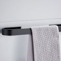 Miniatyrbillede 4 af 5: Space Aluminium Edge Single Pole 45CM Sort Sand Space Aluminium Håndklædestang Badeværelse Aluminium Single Pole Free Punch