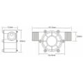Miniatyrbillede 5 af 5: Hydroelektrisk vandstrømspumpe DIY Generator, 12V
