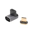 Miniatyrbillede 1 af 8: Type C Han til Type C Hun 40 Gbps 5A 100W Type C Han til Hun Aluminium Legering Type C til Type C Adapter