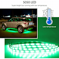 Miniatyrbillede 2 af 5: 4 stk Car LED Neon Undervogns Gløde Light Underglow Dekorative Atmosphere Bar Lights Strip Kit, 5050 SMD Undervognssystem Wa