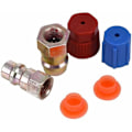 Miniatyrbillede 1 af 5: 1/4" AC R-12 til R-134A Quick Change konverteringsadapter