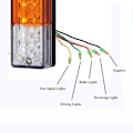 Miniatyrbillede 5 af 5: x LED-baglygter Baklygter Baklygter Blinklys Baglygte 40 LED Univesel 12V 24V til Trailer Truck Caravan UV B