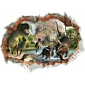 Pikkukuva 1 / 4: 3D-dinosaurusseinätarra, lasten dinosauruspoika-seinätarrat, 3D-dinosaurusjuliste, dinosaurusjuliste, 3D-seinätarrat, lastenhuone