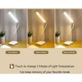 Miniatyrbilde 2 av 5: liten led ladebordlampe, lesebordlampe for studenter (1901 lading og plug-in dual-use), multifunksjon, egnet for lesing