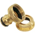 Miniatyrbillede 5 af 5: Universal badehane til haveslangeadapter, 1/2 tommer og 3/4 tommer 2-i-1 hun-til-åbningsadapter