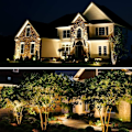 Pikkukuva 3 / 5: RGBW-ulkokäyttöinen LED-valonheitin 15 W älypuhelimella ohjattu, älykäs RGB-täysvärinen LED-kohdevalo, IP66 vedenpitävä, 20 tilaa 16