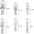 Miniatyrbilde 3 av 5: 270 stk Elektrisk Lug, t-kontakt Wire Connector, Hanne Spade Crimp Wire Connectors Terminal Block med isolasjonshylse 2,8 mm 4,8 mm 6,3 mm