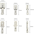 Miniatyrbillede 3 af 5: 270 Stk Elektrisk Lug, t-stik Ledningsstik, Han-hun Spade Crimp Wire Connectors Terminalblok med isoleringsmuffe 2,8 mm 4,8 mm 6,3 mm