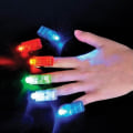 Miniatyrbilde 1 av 3: 8 farger/sett Led Laser Finger Ring Lights