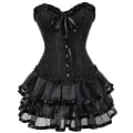 Pikkukuva 3 / 5: Sexy Corsets Mekot Naisten Puku Pink 4XL