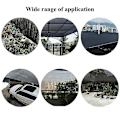 Miniatyrbillede 2 af 5: 2x2m Sort 12 Pin Tykt Anti Uv Hdpe Shading Net