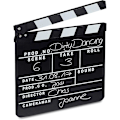Pikkukuva 1 / 4: Musta elokuva Clapperboard Hollywood Film Clapperboard Scene Deco -kirjoitus KxLxd: 26 X 30 X 30 cm Cisea